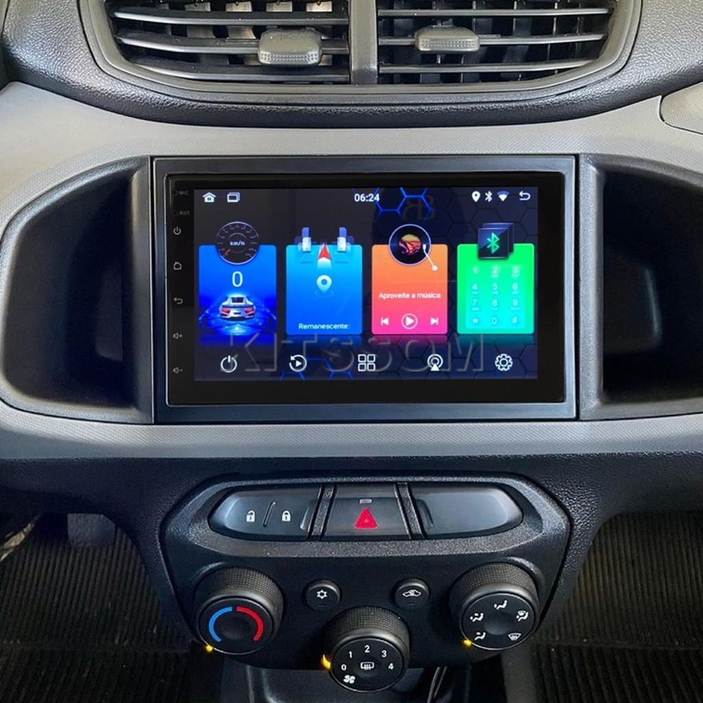 Multimídia Pioneer Onix Prisma 2012 2013 2014 2015 2016 2017 2018 Carplay  Android Auto TV 7