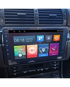 Multimídia BMW 116 118 120 316 318 320 E46 2006 2007 V2 Carplay 9" 2002 2003 2004 2005