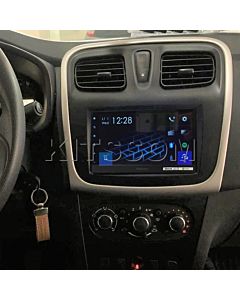 Multimídia Pioneer Sandero Logan 2015 2016 2017 2018 2019 2020 Carplay Android Auto TV 7"