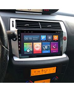 Multimídia Citroen C4 Pallas VTR 2010 2011 2012 V2 Carplay 9" 2009