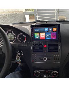 Multimídia Mercedes C180 C200 2008 2009 2010 2011 V2 Carplay 9"