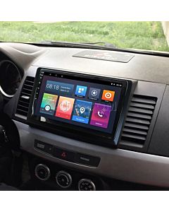 Multimídia Mitsubishi Lancer 2017 2018 2019 2020 V2 Carplay 9" 2009 2010 2011 2012 2013 2014 2015 2016