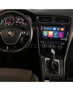 Multimídia Golf MK7 2017 2018 2019 Black Piano V2 Carplay 9" 2013 2014 2015 2016