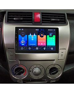 Multimídia Honda City 2011 2012 2013 2014 AC AN V2 Carplay 7" 2008 2009 2010