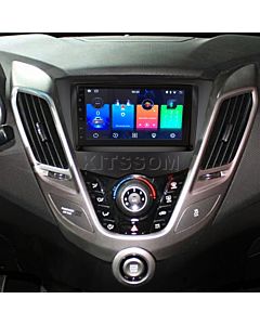 Multimídia Hyundai Veloster 2014 2015 2016 2017 V2 Carplay 7" 2011 2012 2013