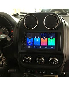 Multimídia Jeep Compass 2011 2012 2013 2014 2015 V2 Carplay 7"