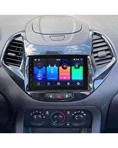 Multimídia Ford Ka 2018 2019 2020 2021 com Botão V2 Carplay 7"