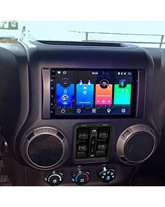 Multimídia Wrangler 2010 2011 2012 2013 2014 2015 V2 Carplay 7"