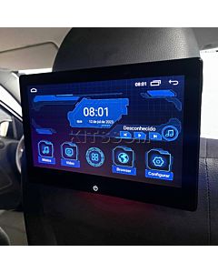 Tela Encosto de Cabeça USB SD Wi-Fi Android V2 10"