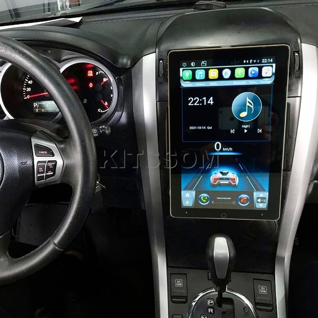 Multimídia Suzuki Vitara 2013 2014 2015 2016 Tesla Rotativa 10" 2009 2010 2011 2012