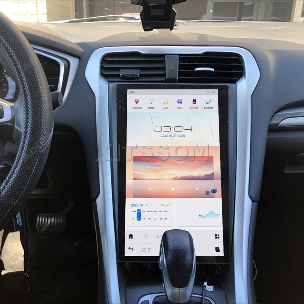 Multimídia Ford Fusion 2018 2019 2020 2021 V2 Tesla 13.1"