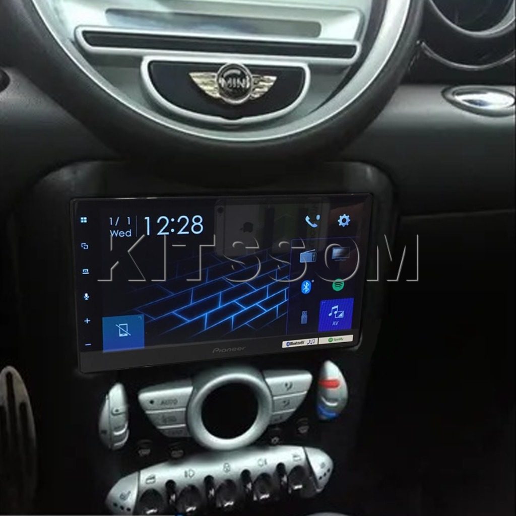 Multimídia Mini Cooper 2009 2010 2011 2012 2013 2014 Pioneer Carplay Android Auto TV 7"