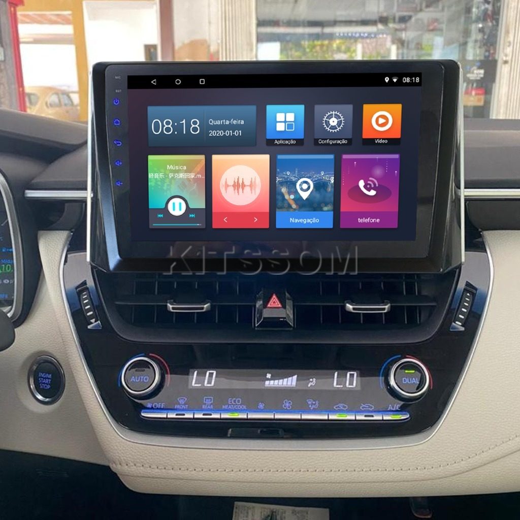 Multimídia Corolla 2019 2020 2021 2022 2023 V2 Carplay 9"