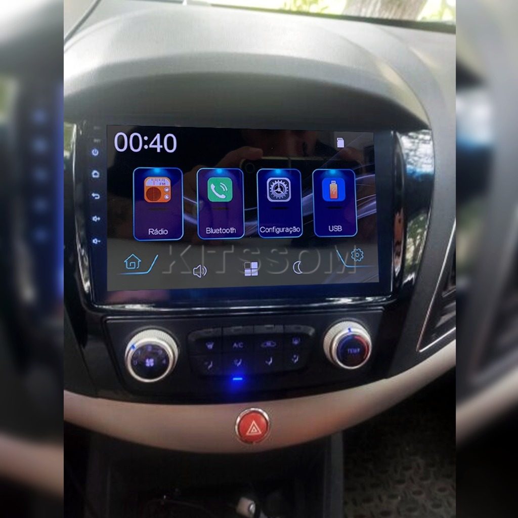 Multimídia Jac T6 2016 2017 2018 2019 V2 Connect Carplay 9" 2013 2014 2015