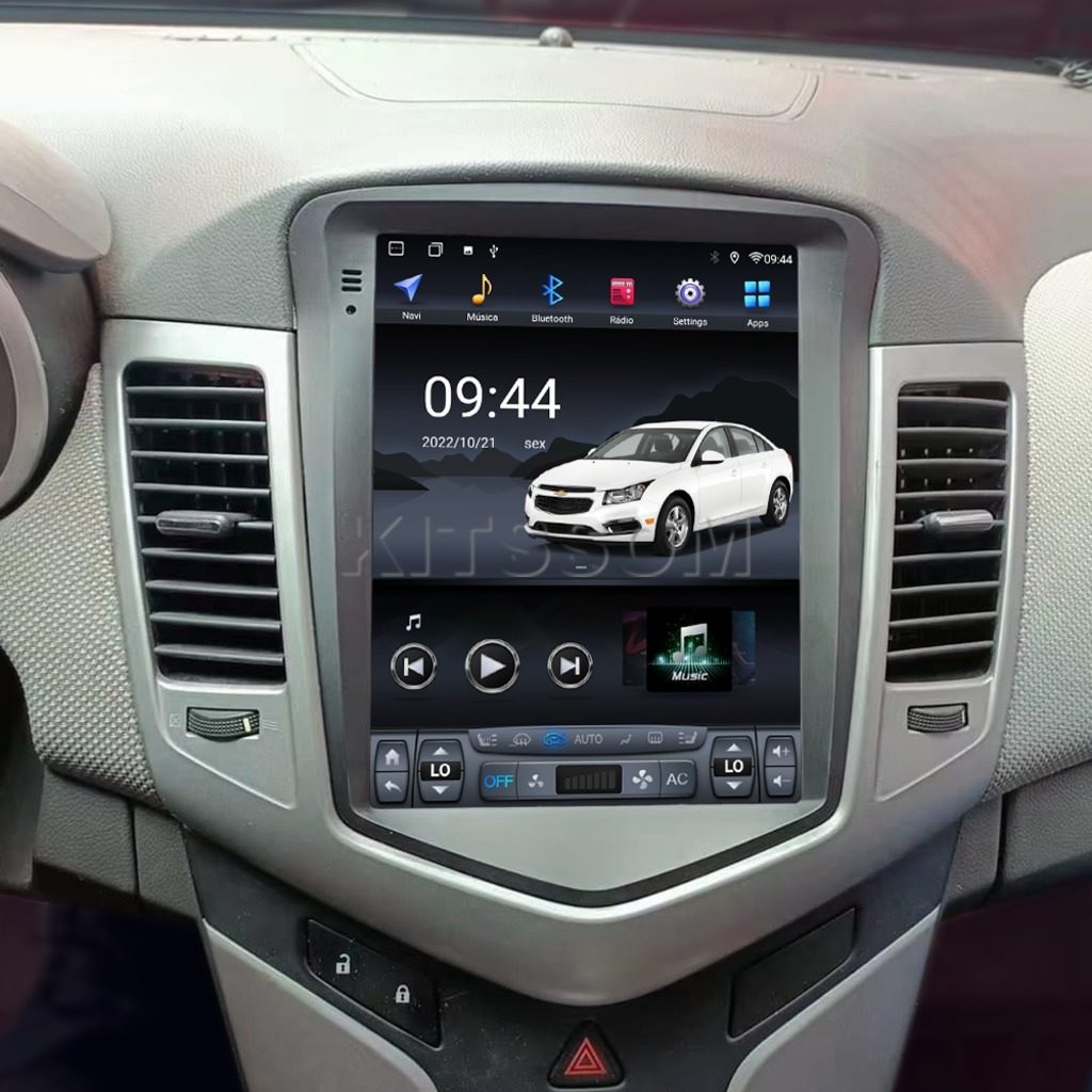 Multimídia Chevrolet Cruze 2012 2013 2014 2015 2016 V2 Tesla 9.7"
