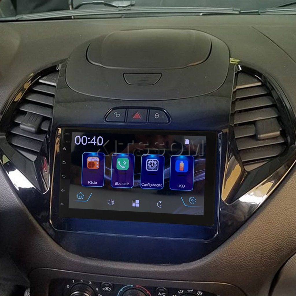 Multimídia MP5 Ford Ka 2015 2016 2017 V2 Connect Carplay 7" 2014