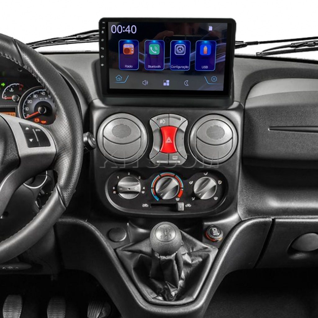 Multimídia Fiat Doblo V2 Connect Carplay 9"