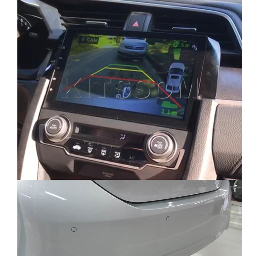 Sensor Estacionamento Automotivo 8 Pontos OEM Para Telas